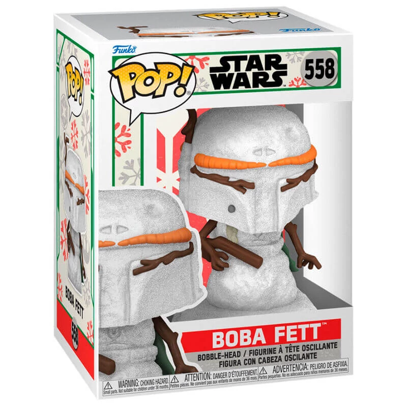 sticky Funko POP! Star Wars: Holiday 2022 - Boba fett figura #558