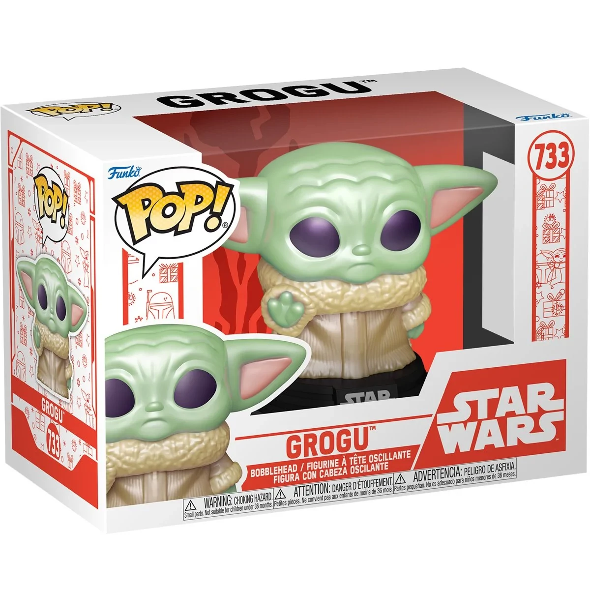 sticky Funko POP! Star Wars - Holiday Grogu​ figura #733