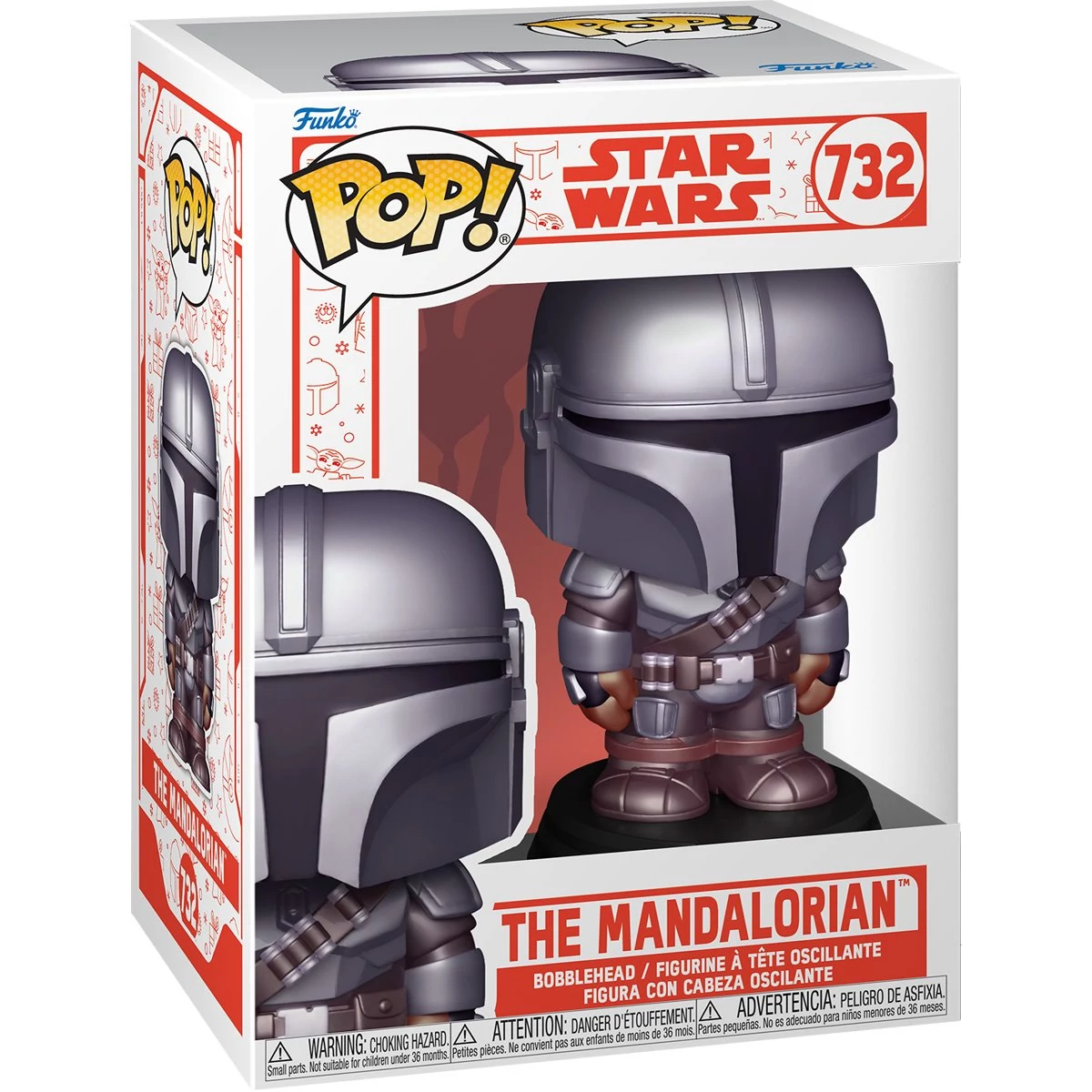 sticky Funko POP! Star Wars - Holiday Mandalorian​ figura #732