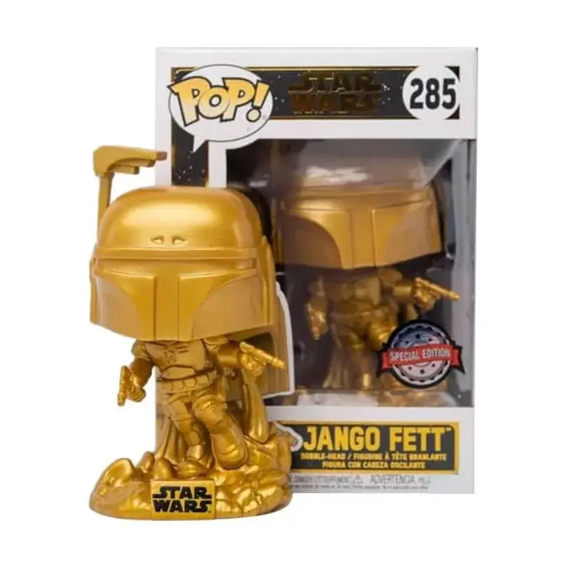 sticky Funko POP! Star Wars - Jango Fett (Gold Metallic) figura #285