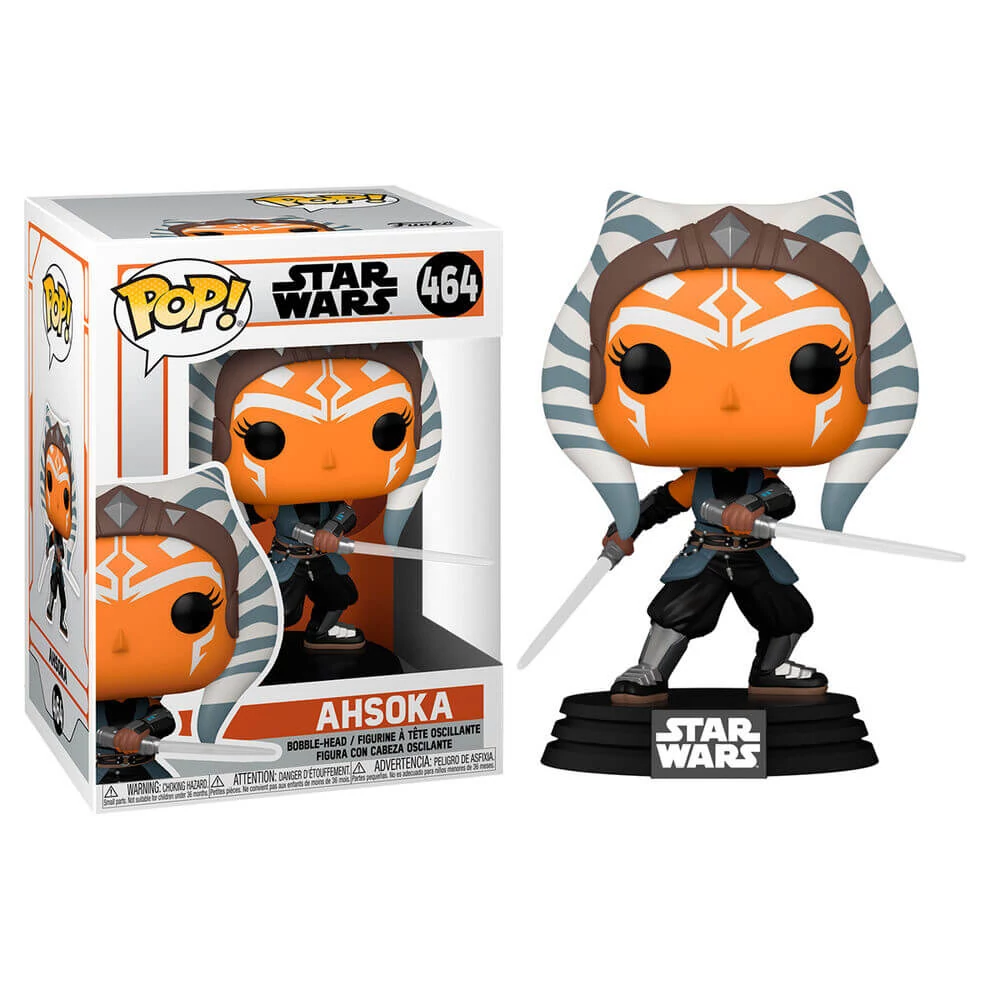 sticky Funko POP! Star Wars: The Mandalorian - Ahsoka w/ Sabers figura