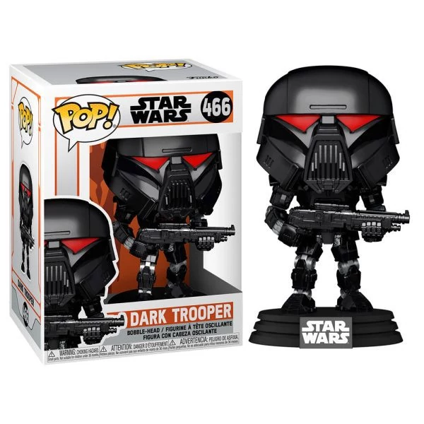 sticky Funko POP! Star Wars: The Mandalorian - Dark Trooper (Battle) figura