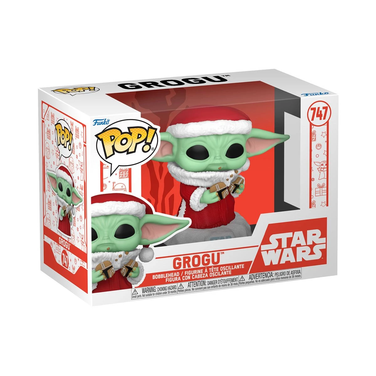 sticky Funko POP! Star Wars - Holiday Grogu figura #747