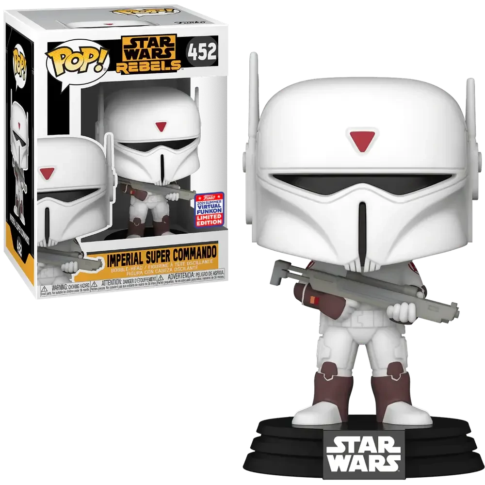 sticky Funko POP! Star Wars: Rebels - Imperial Super Commando figura #452