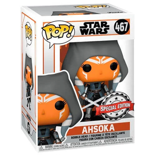 sticky Funko POP! Star Wars: The Mandalorian - Ahsoka (Hooded) figura #467