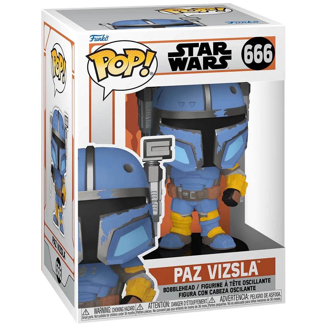 sticky Funko POP! Star Wars: The Mandalorian – Paz Vizsla figura #666