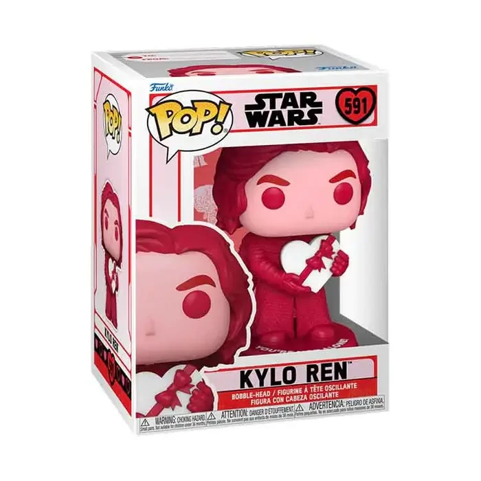 sticky Funko POP! Star Wars: Valentines - Kylo Ren figura #591