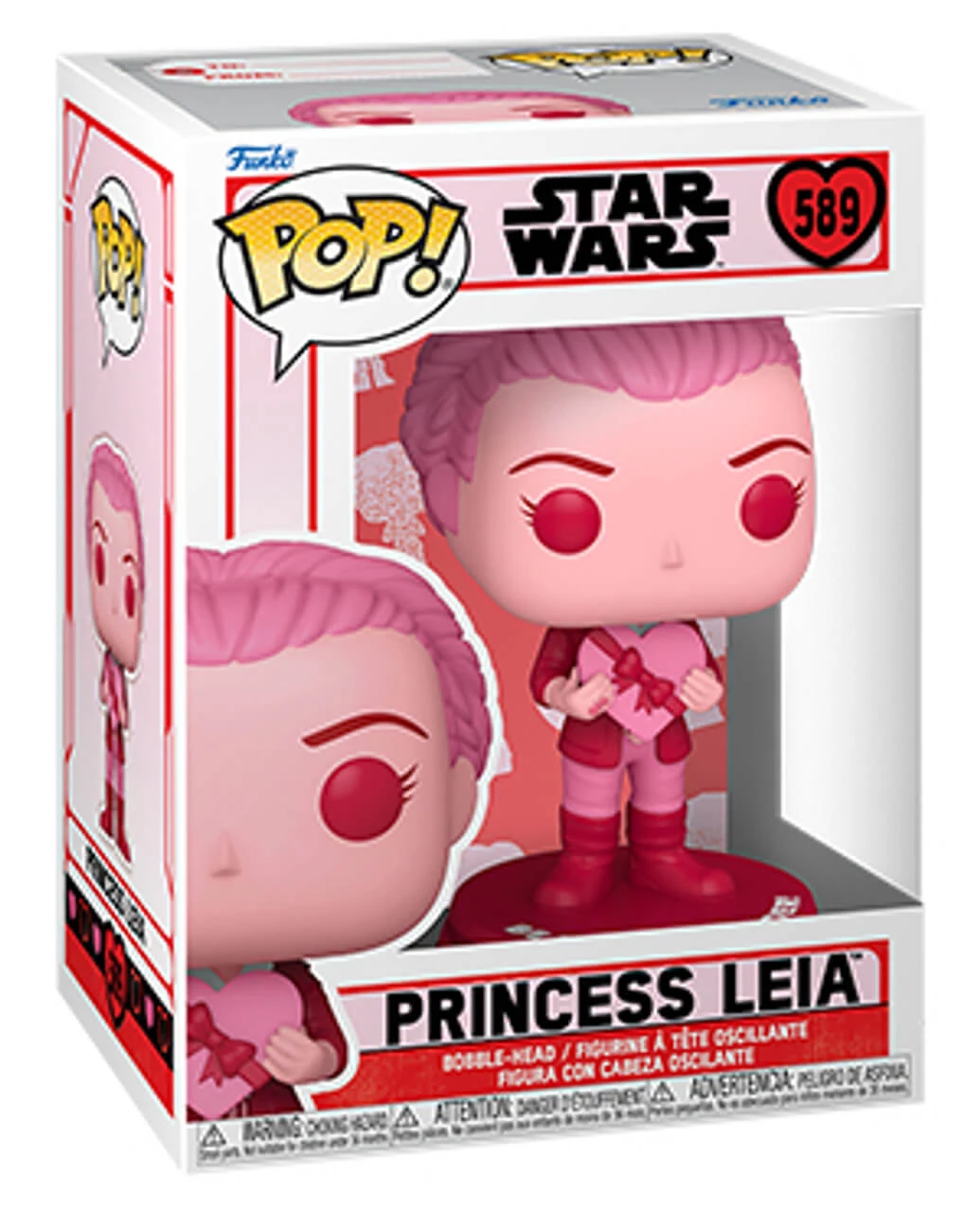 sticky Funko POP! Star Wars: Valentines - Leia figura #589