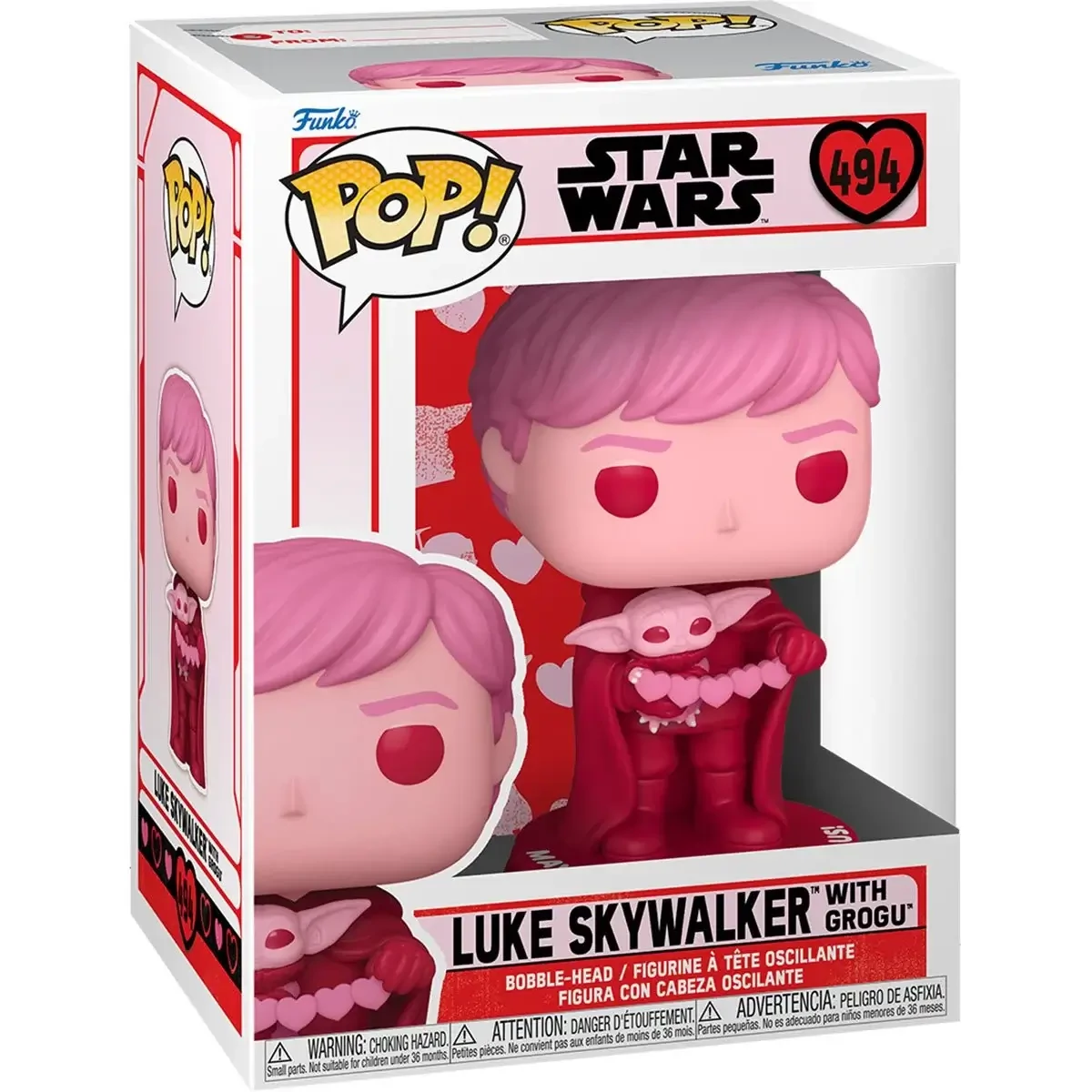 sticky Funko POP! Star Wars: Valentines S2 - Luke & Grogu figura