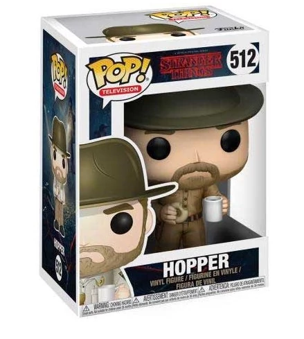 sticky Funko POP! Stranger Things - Hopper w/ Donut figura #512