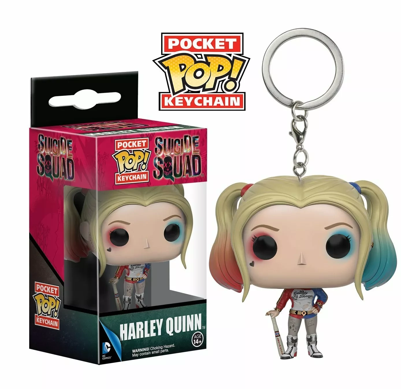 sticky Funko POP! Suicide Squad: Harley Quinn kulcstartó