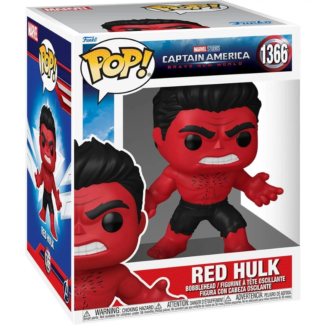 sticky Funko POP! Super: Captain America Brave New World - Red Hulk figura