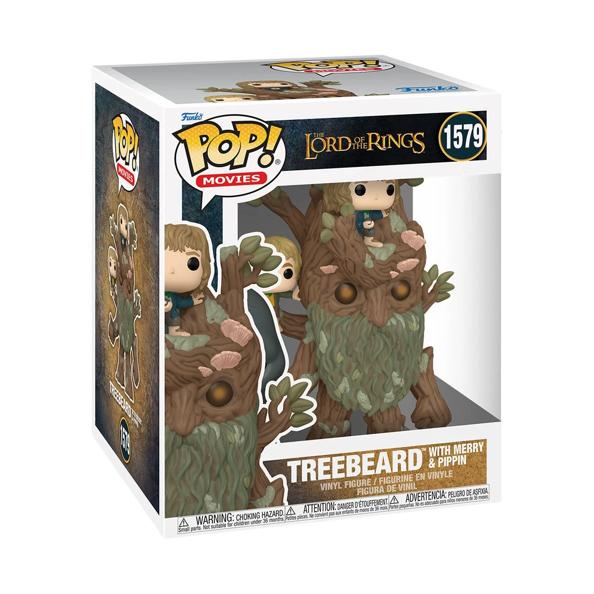 sticky Funko POP! Super: The Lord of the Rings - Treebeard w/Mary & Pip figura #1579