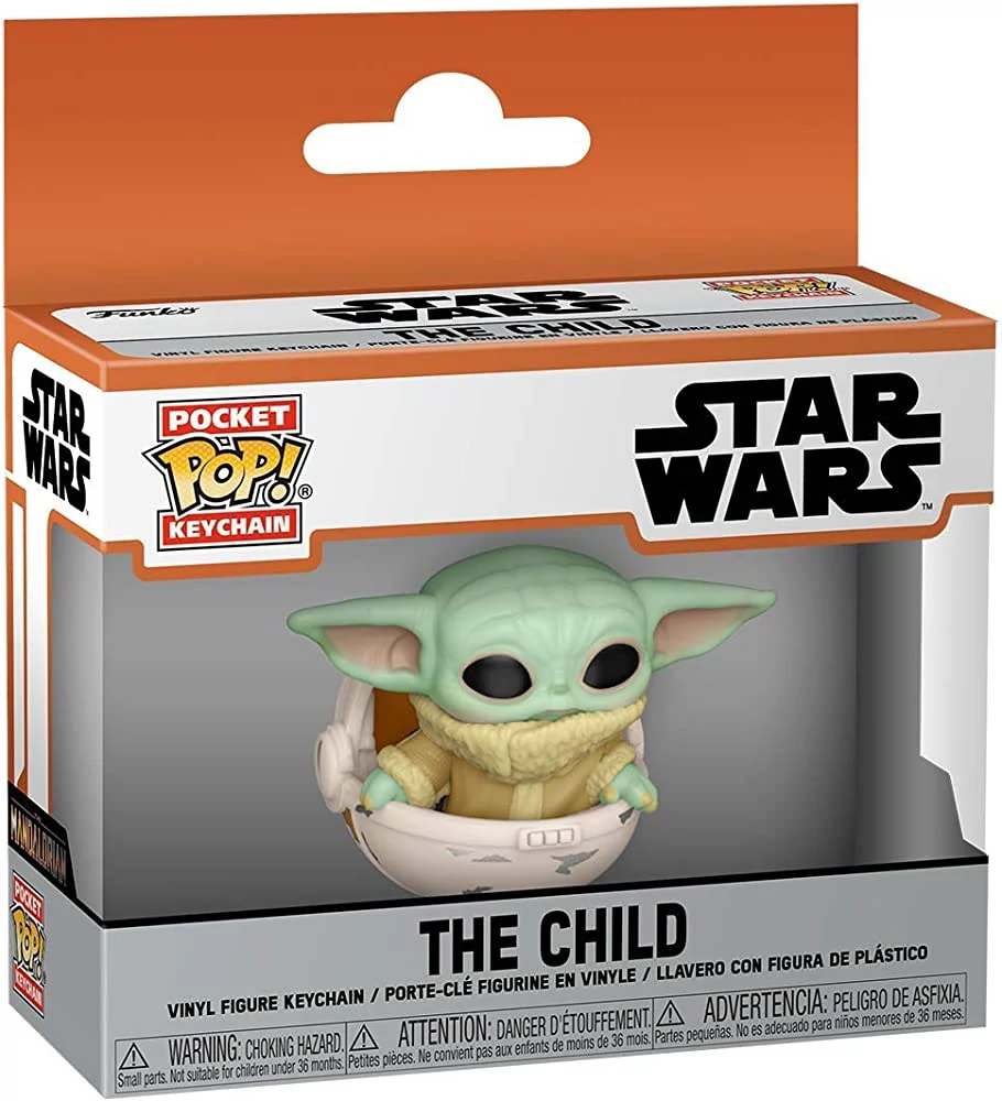 sticky Funko Pop! The Mandalorian - The Child (In Canister) kulcstartó