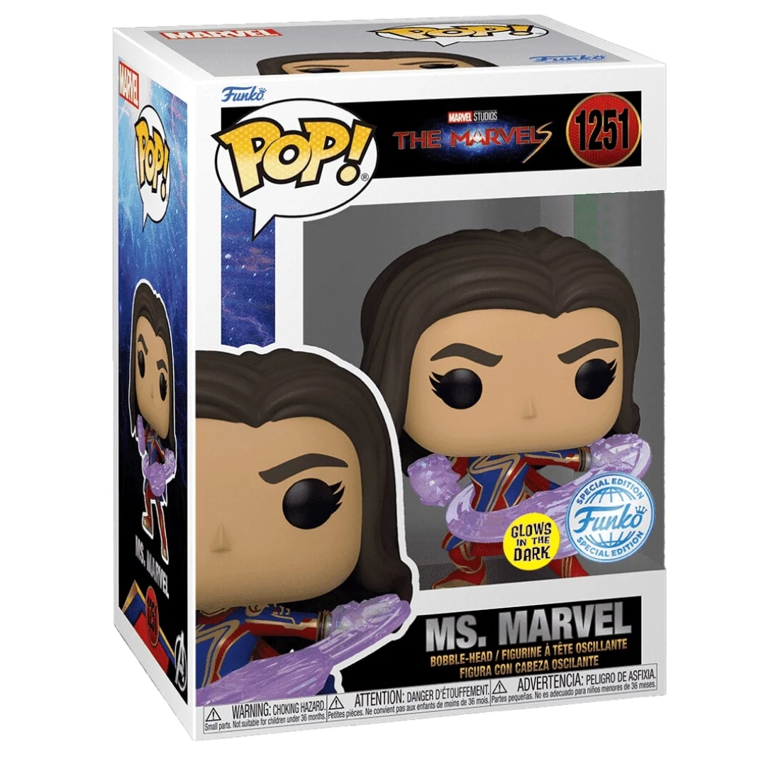 sticky Funko POP! The Marvels - Ms. Marvel (Glows in the Dark) (SE)