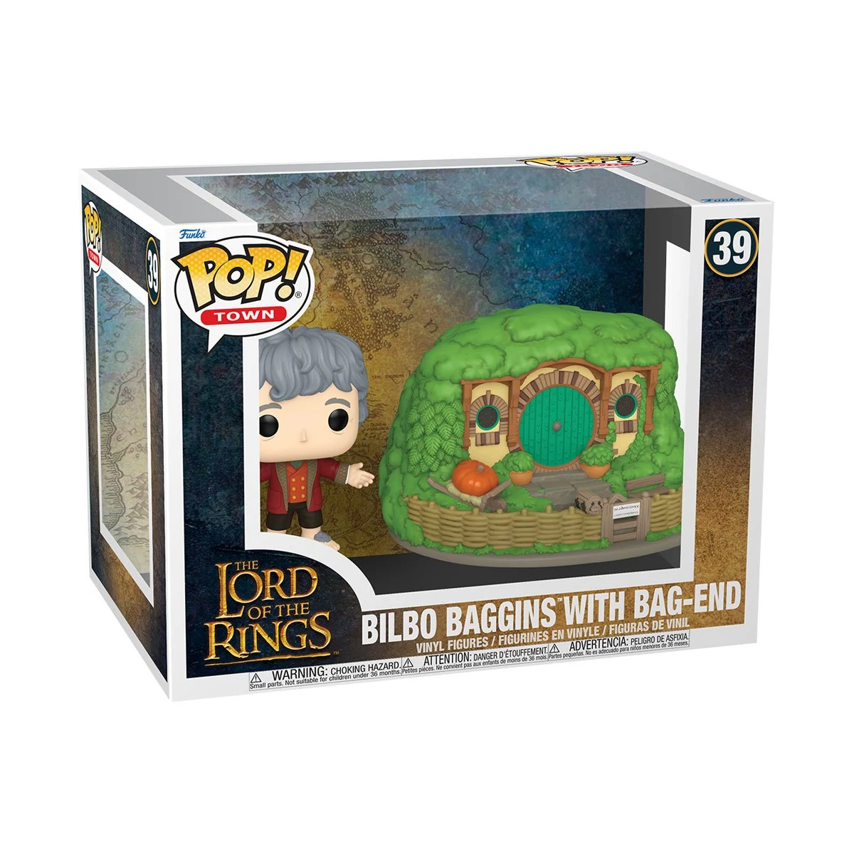 sticky Funko POP! Town: The Lord of the Rings - Bilbo & Bag-End figura #39