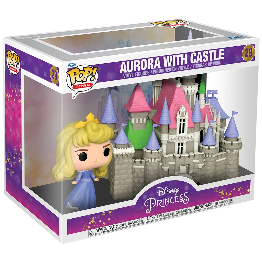 sticky Funko POP! Town: Ultimate Princess - Aurora w/Castle figura #29