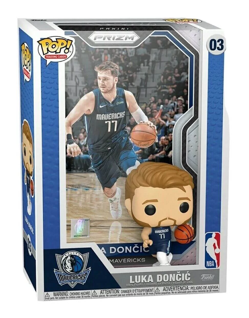 sticky Funko POP! Trading Cards NBA - Mavericks - Luka Doncic figura