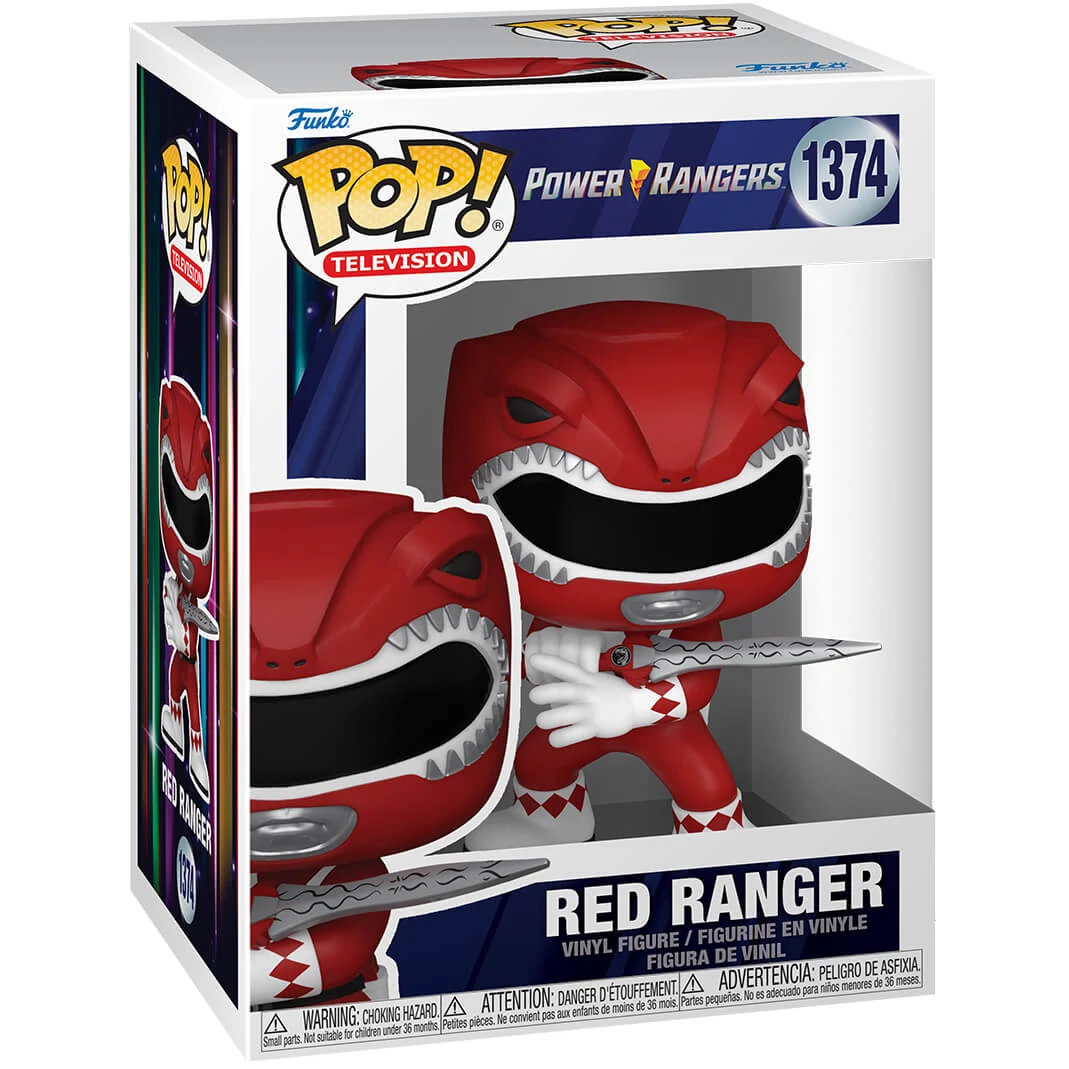 sticky Funko POP! TV: Mighty Morphin Power Rangers 30th - Red Ranger figura