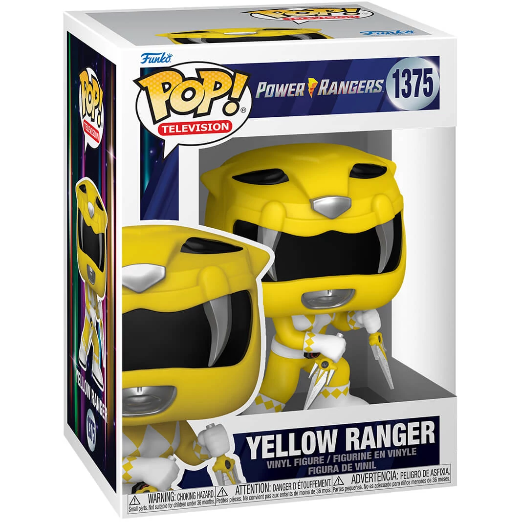 sticky Funko POP! TV: Mighty Morphin Power Rangers 30th - Yellow Ranger figura