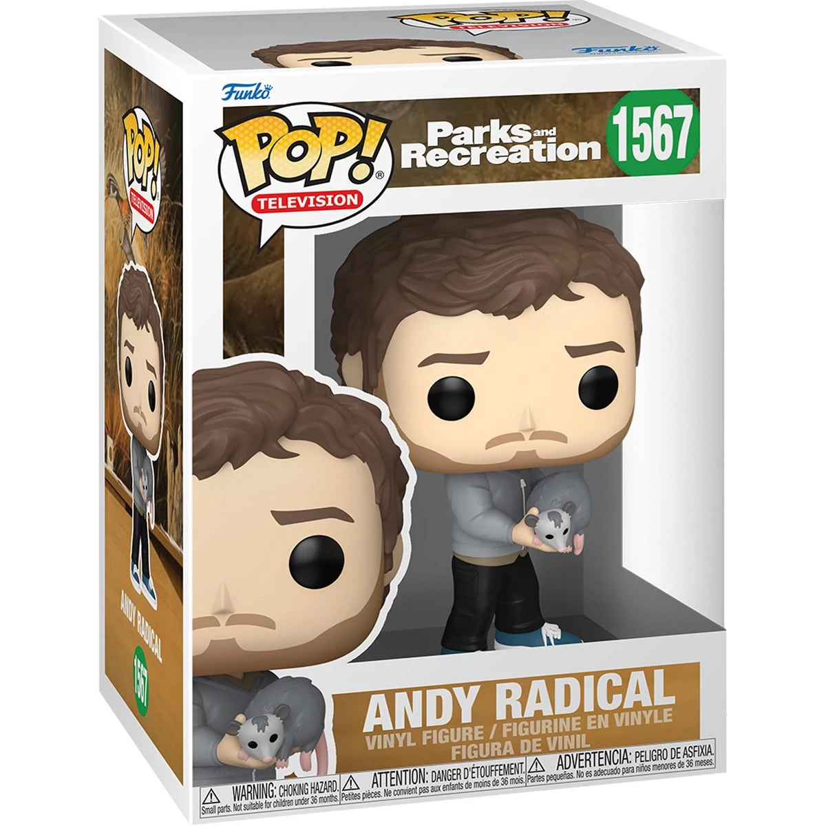 sticky Funko POP! Television: Parks and Recreation - Andy Radical figura #1567