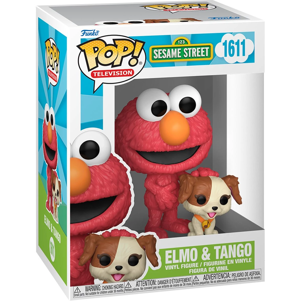 sticky Funko POP! TV: Sesame Streed S3 - Elmo & Tango figura