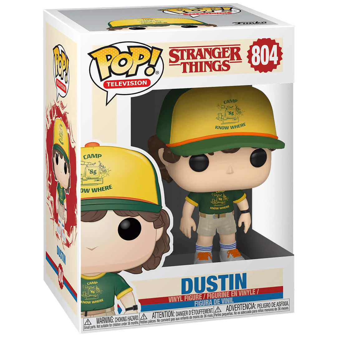 sticky Funko POP! TV: Stranger Things - Dustin (At Camp) figura