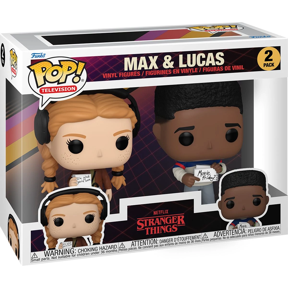 sticky Funko POP! Television: Stranger Things - Max & Lucas 2PK figura #2