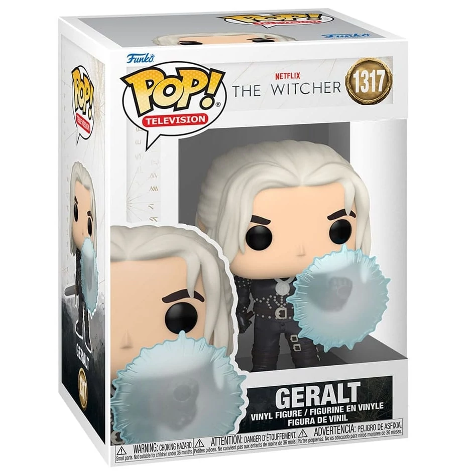 sticky Funko POP! TV: The Witcher - Geralt (shield) figura