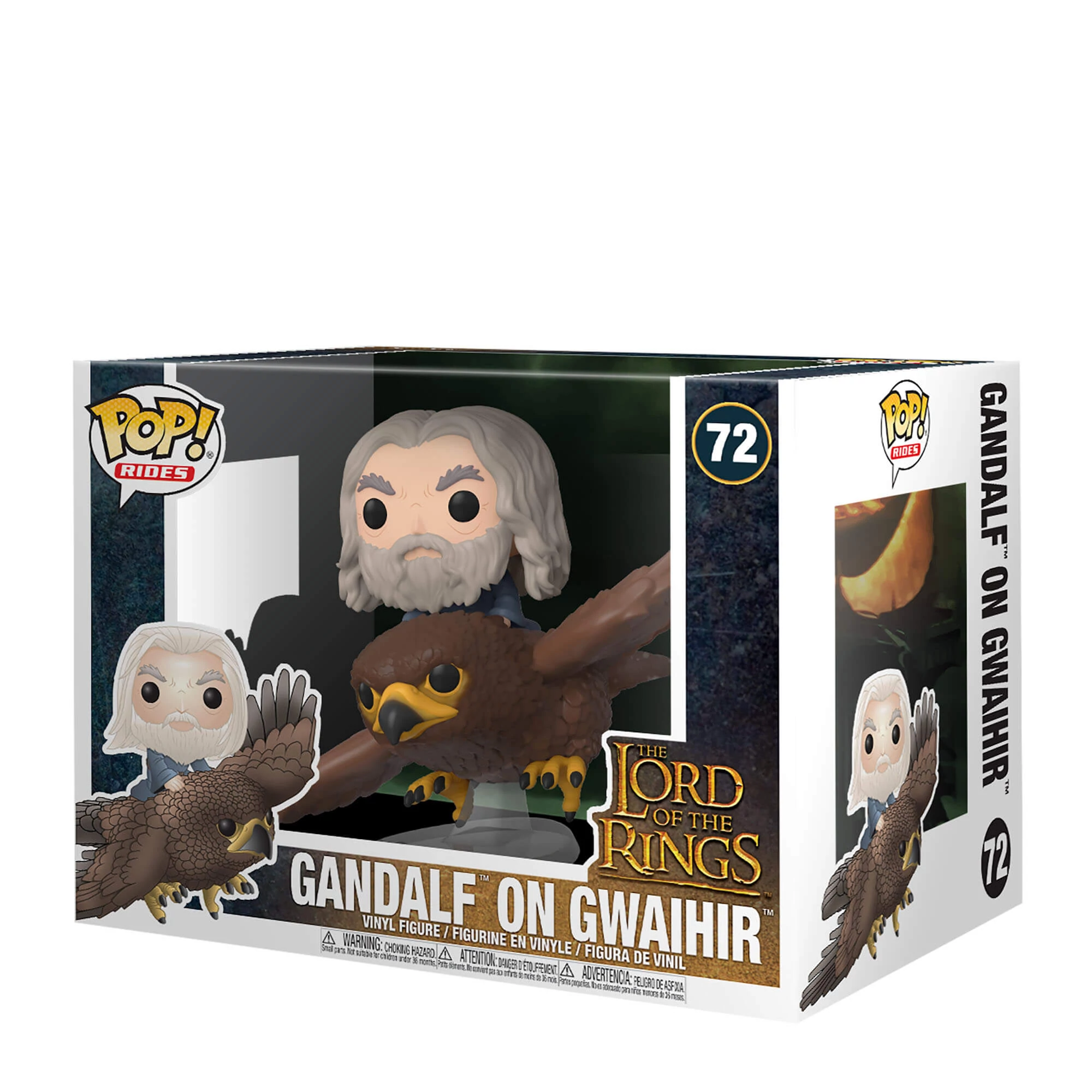 sticky Funko POP! Rides: The Lord of the Rings - Gwaihir with Gandalf figura