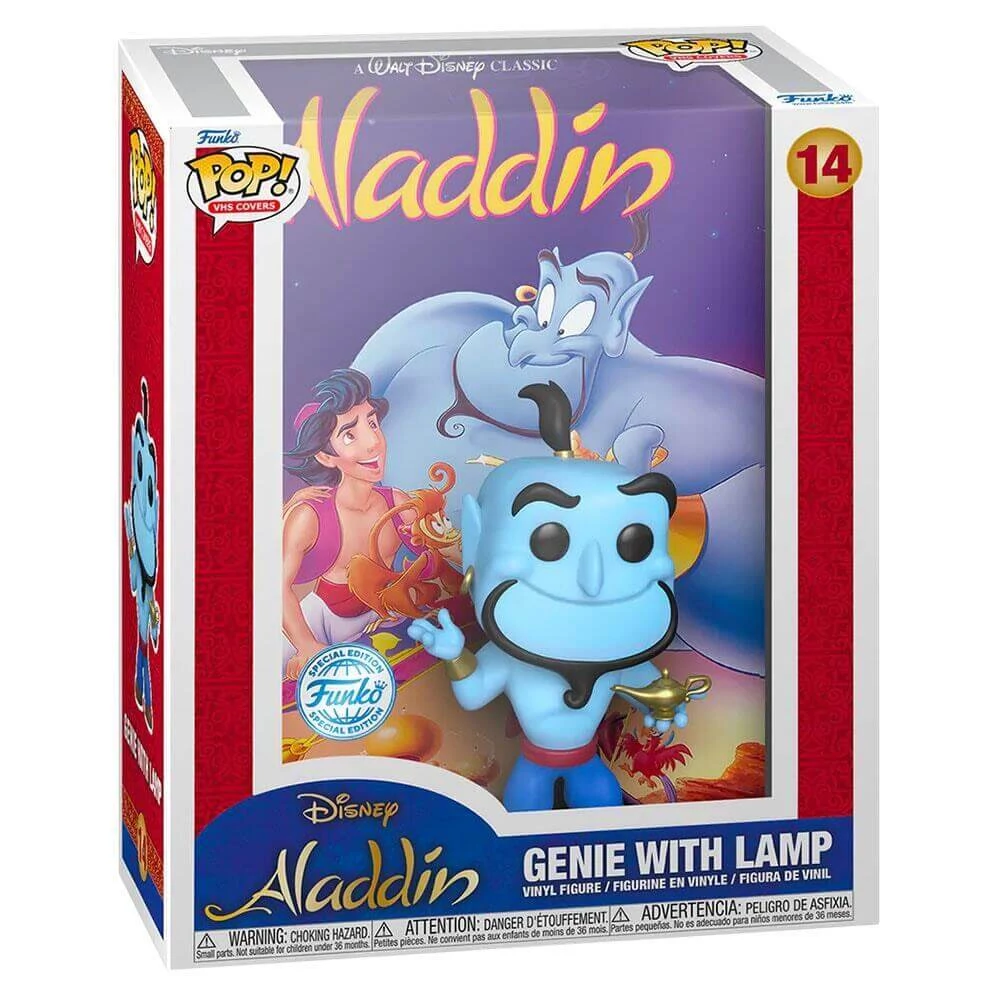 sticky Funko POP! VHS Covers: Disney Aladdin - Genie with Lamp (SE) figura #14