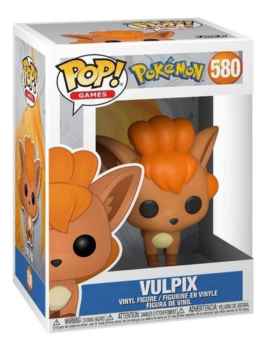 sticky Funko POP! Games: Pokemon - Vulpix (EMEA) figura #580