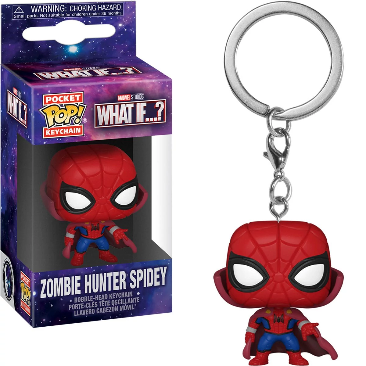 sticky Funko POP! What If...? - Zombie Hunter Spidey kulcstartó