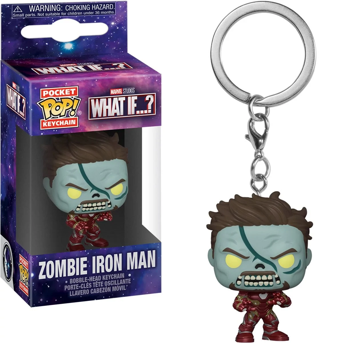 sticky Funko POP! What If...? - Zombie Iron Man kulcstartó