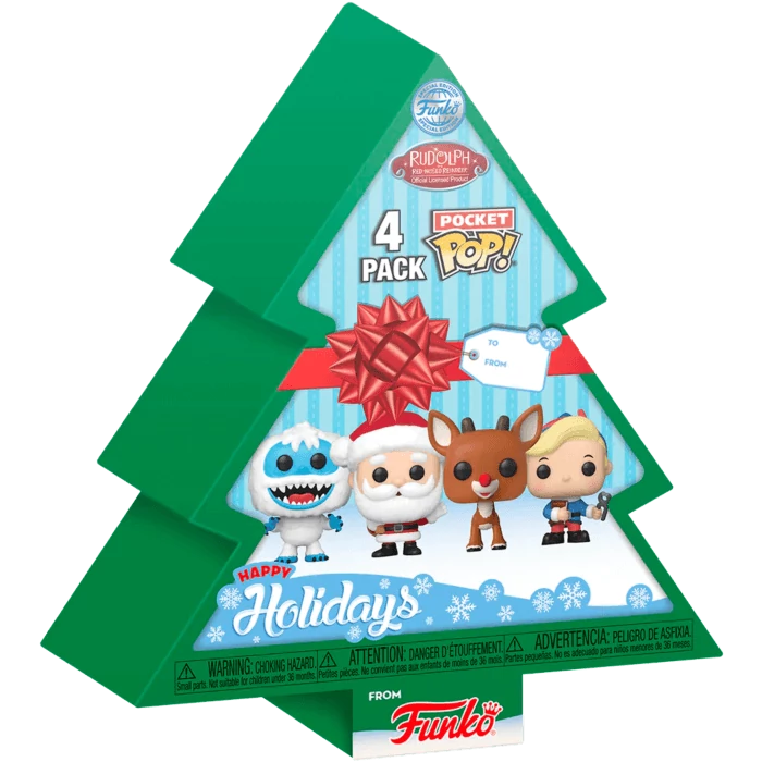 sticky Funko Pocket POP! Rudolph - Tree Holiday Box figura