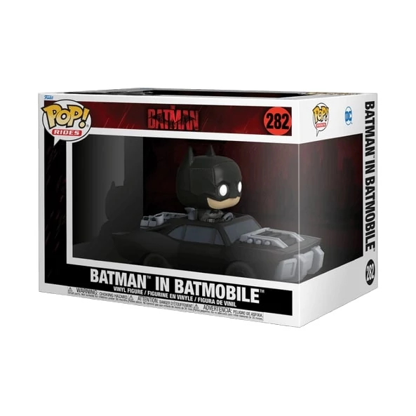 sticky Funko POP! Super Deluxe Rides: The Batman - Batman & Batmobile figura #282