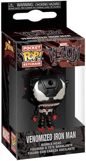 sticky Funko POP! Marvel Venom + Vasember kulcstartó