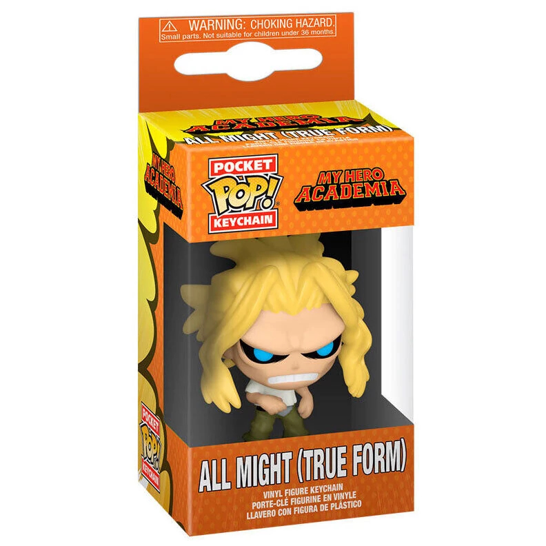 sticky Funko POP! My Hero Academia - All Might (True Form) kulcstartó