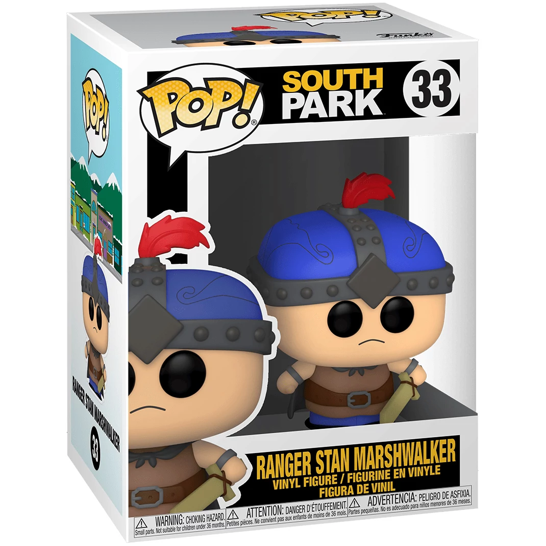 sticky Funko POP! TV: South Park - Ranger Stan Marshwalker figura