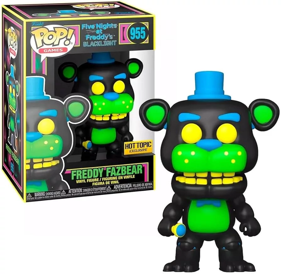 sticky Funko Pop! Games: Five Nights At Freddy's - Freddy (Blacklight) figura