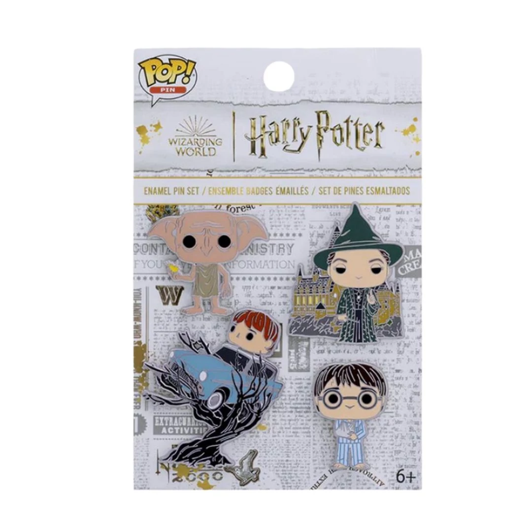 sticky Funko POP! 4Pack: HP Anniversary - Chamber of Secrets Enamel Pin kitűző