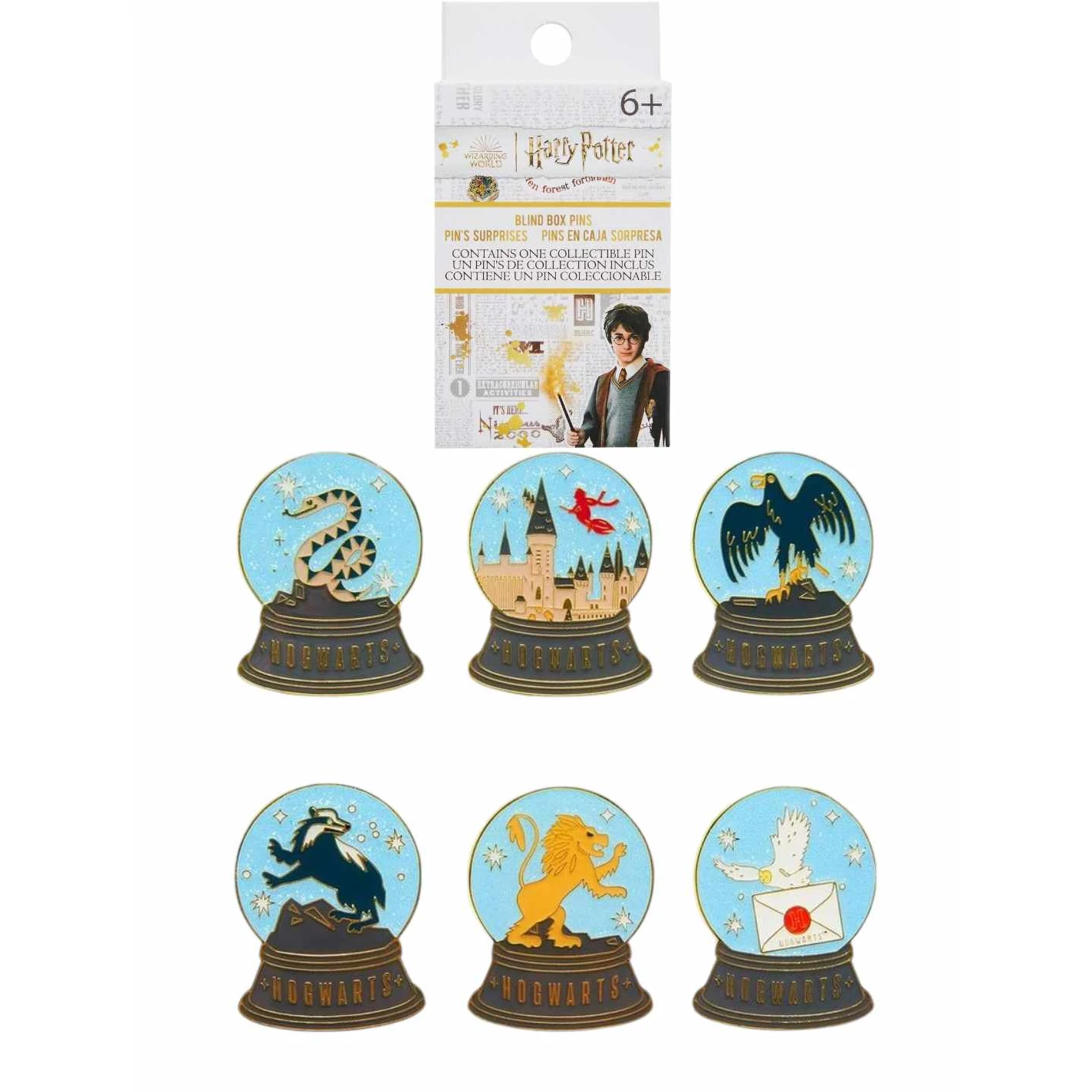 sticky Loungefly Harry Potter Snowglobes zsákbamacska kitűző