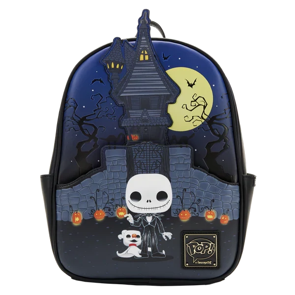 sticky Loungefly Nightmare Before Christmas: Jack Skellington House mini hátizsák