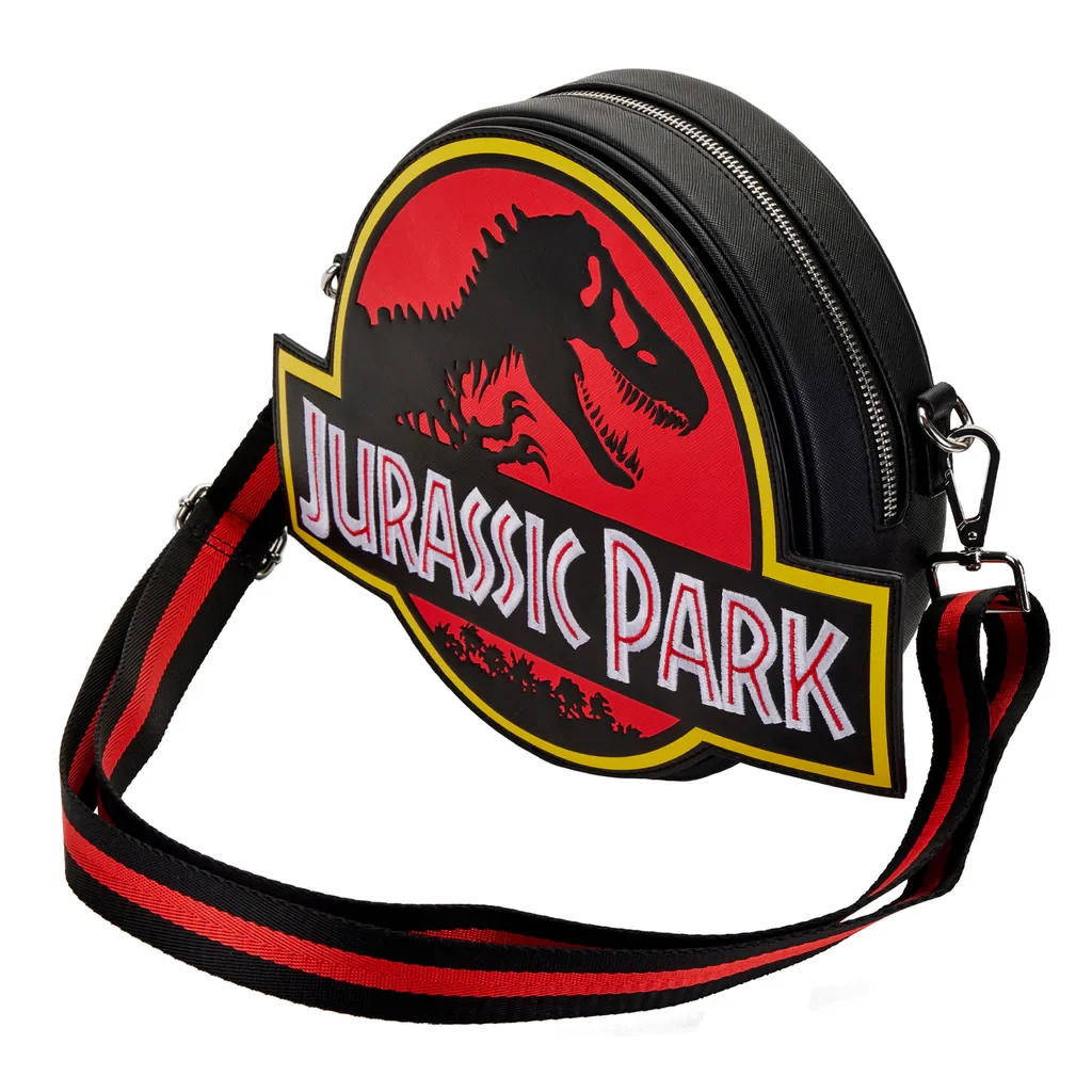 sticky Loungefly Universal: Jurassic Park logo crossbody táska