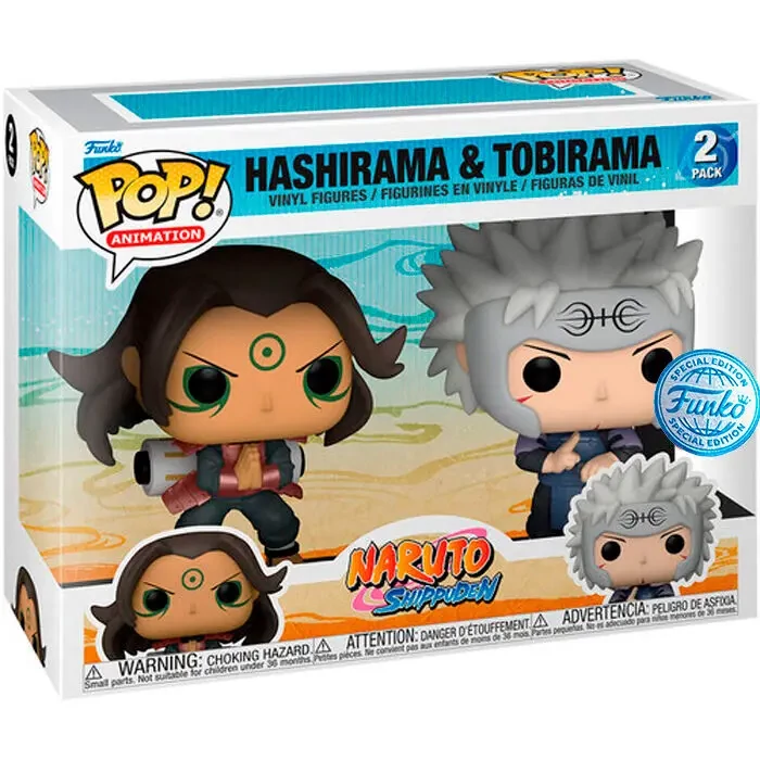 sticky Funko Pop! 2-Pack Animation: Naruto Shippuden - Hashirama & Tobirama figura