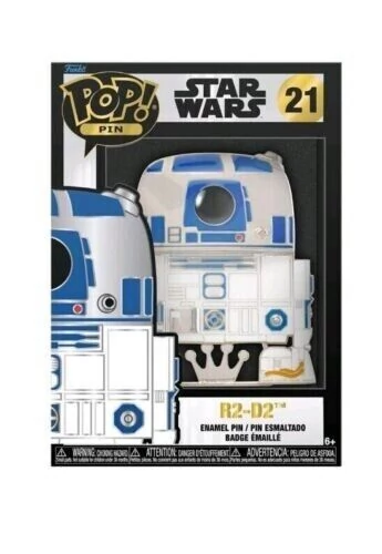 sticky Funko Pop! Disney: Star Wars - R2-D2 #21 Large Enamel Pin (STPP0026)