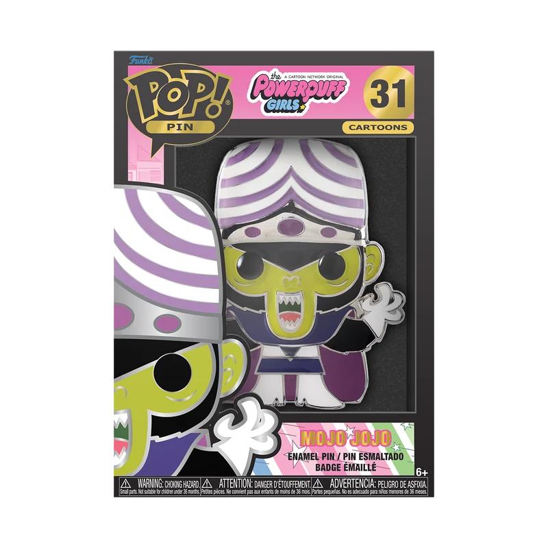 sticky Funko POP! Cartoons: Powerpuff Girls - Mojo Jojo Enamel pin