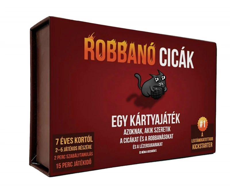 sticky Robbanó cicák kártyajáték