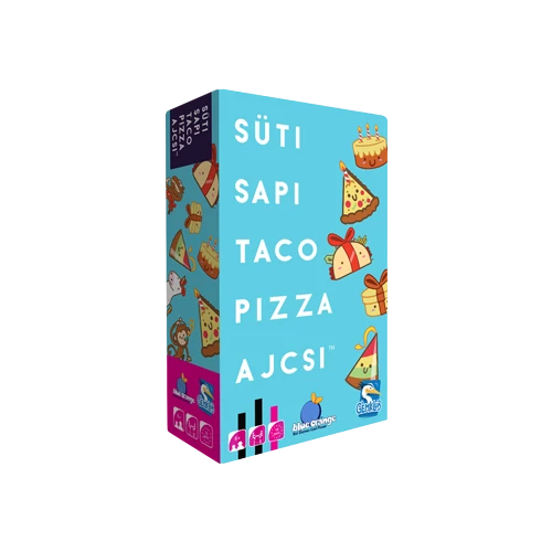 sticky Süti, sapi, taco, pizza, ajcsi kártyajáték