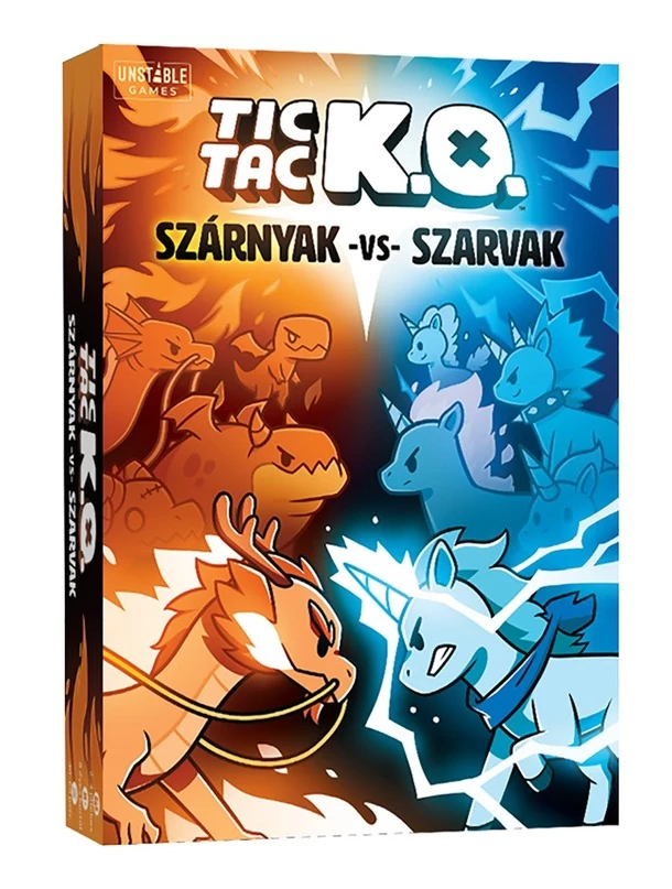 sticky Tic Tac K.O.: szárnyak vs szarvak társasjáték